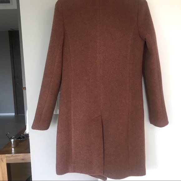 OAK+FORT Rust Cocoon Coat - Picture 4 of 10
